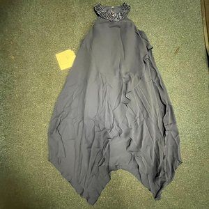 NAVY BLUE LANTING FORMAL DRESS